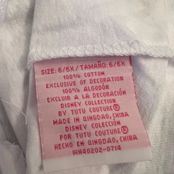 Disney Tutu Couture RAPUNZEL 2 pc set Tutu & Tee Size 6/6X NEW Disney Princess - Picture 10 of 16